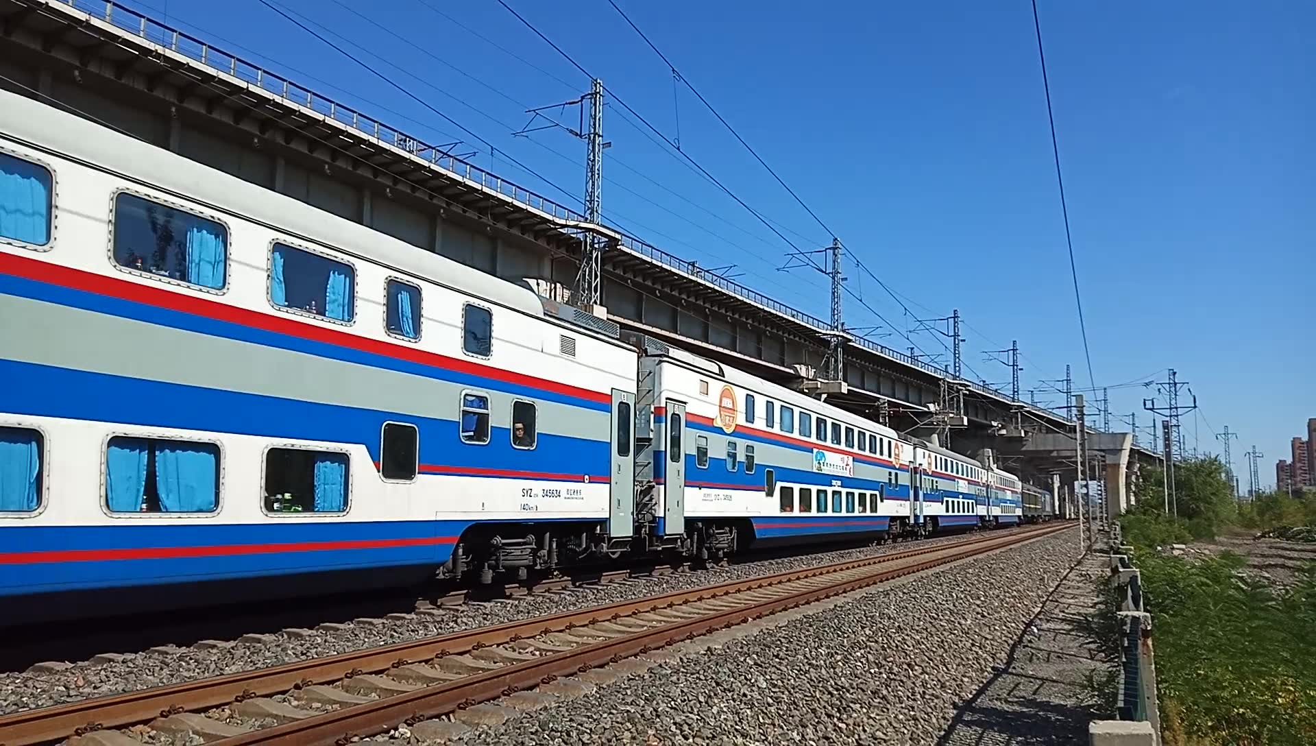 【中国铁路】仅有的双层列车y516次