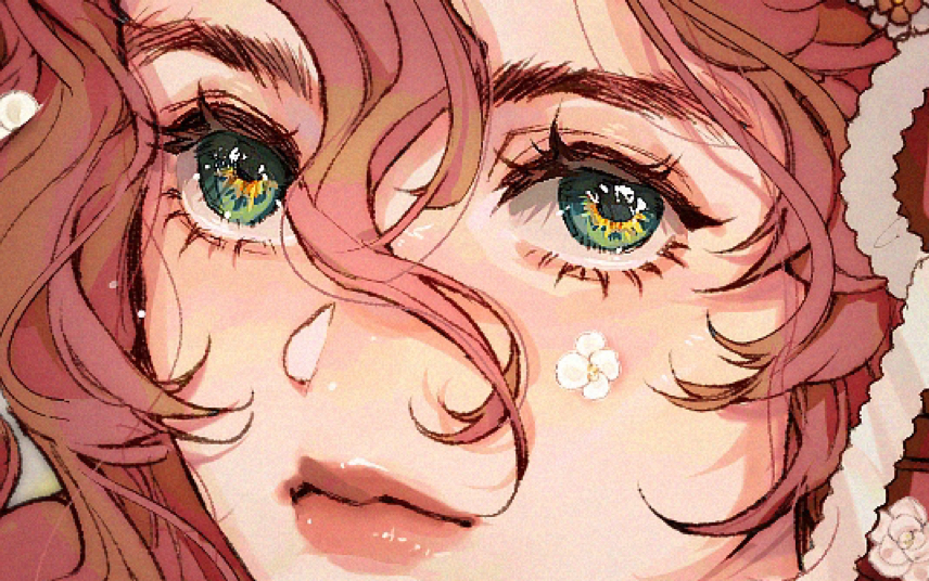 sai-你可见过如夏日森林般的双眼|绘画过程