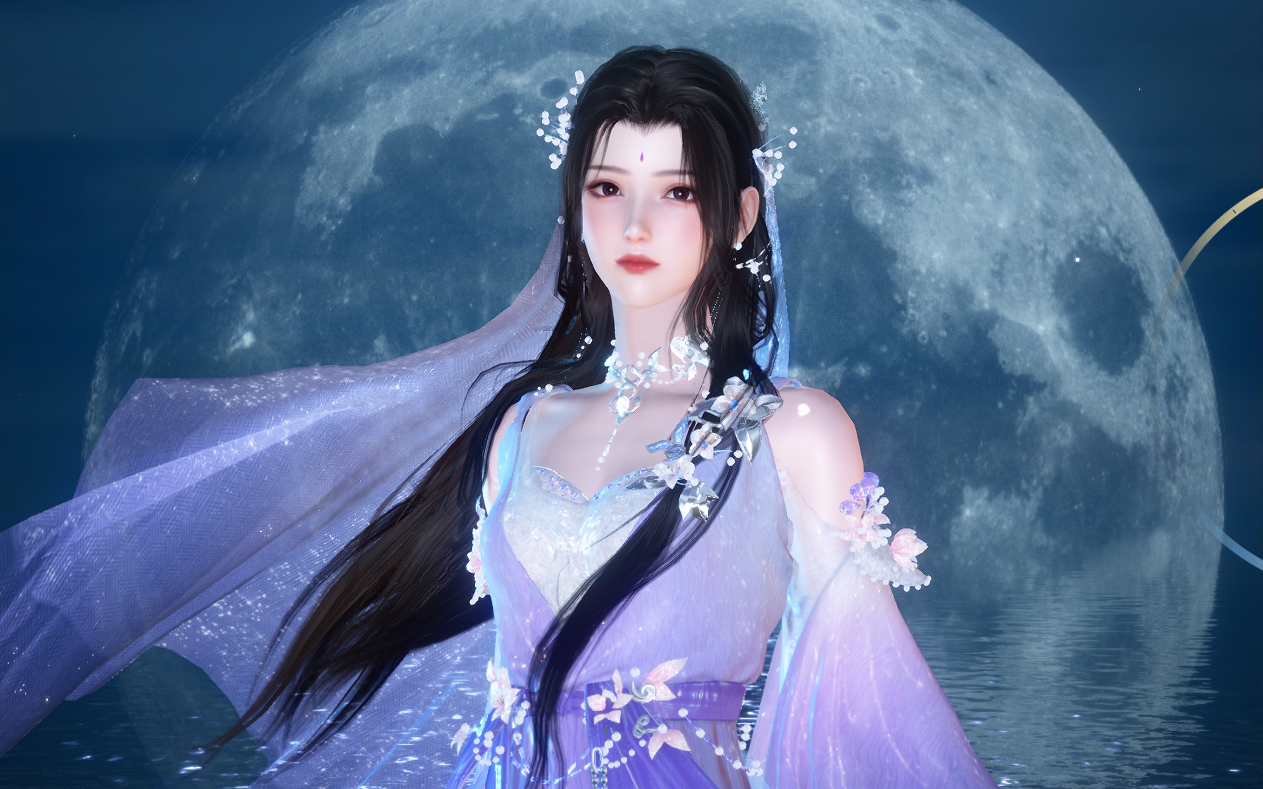 国产武侠手游巅峰画质-逆水寒!捏脸界面我能玩一整天!!!