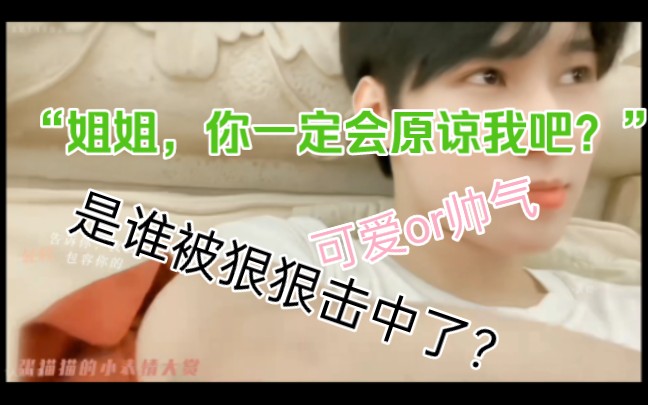 【张真源路人reaction】“姐姐,你一定会原谅我吧?”喜欢可爱向的姐姐难道要倒戈?!哔哩哔哩bilibili