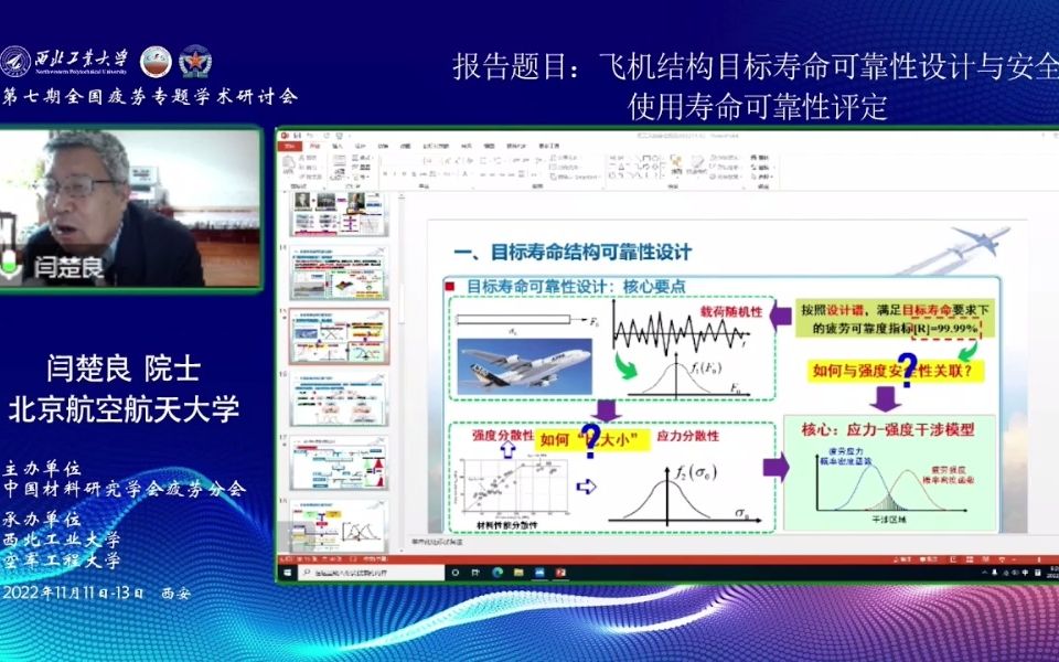 第七期全国疲劳专题学术研讨会:“重大装备的抗疲劳设计理论及应用技术”哔哩哔哩bilibili