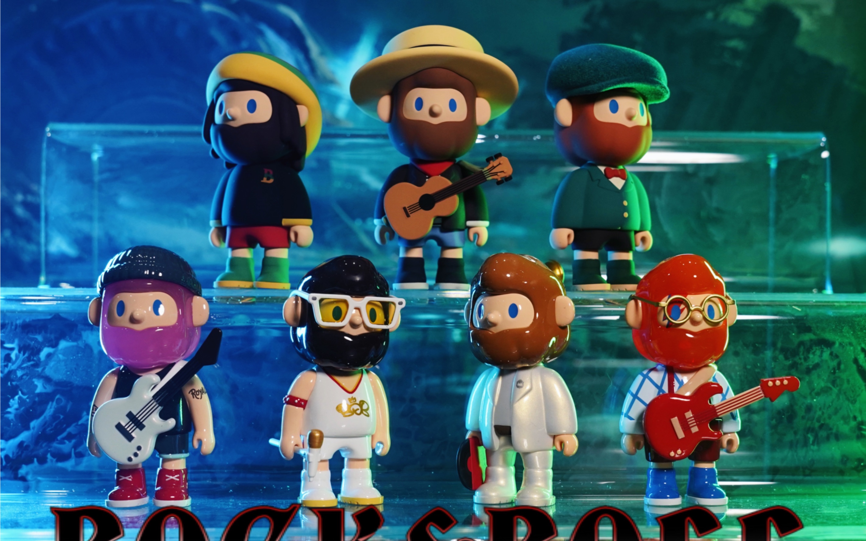 燥起来!摇滚起来🤘🏻!farmer bob复古音乐人盲盒