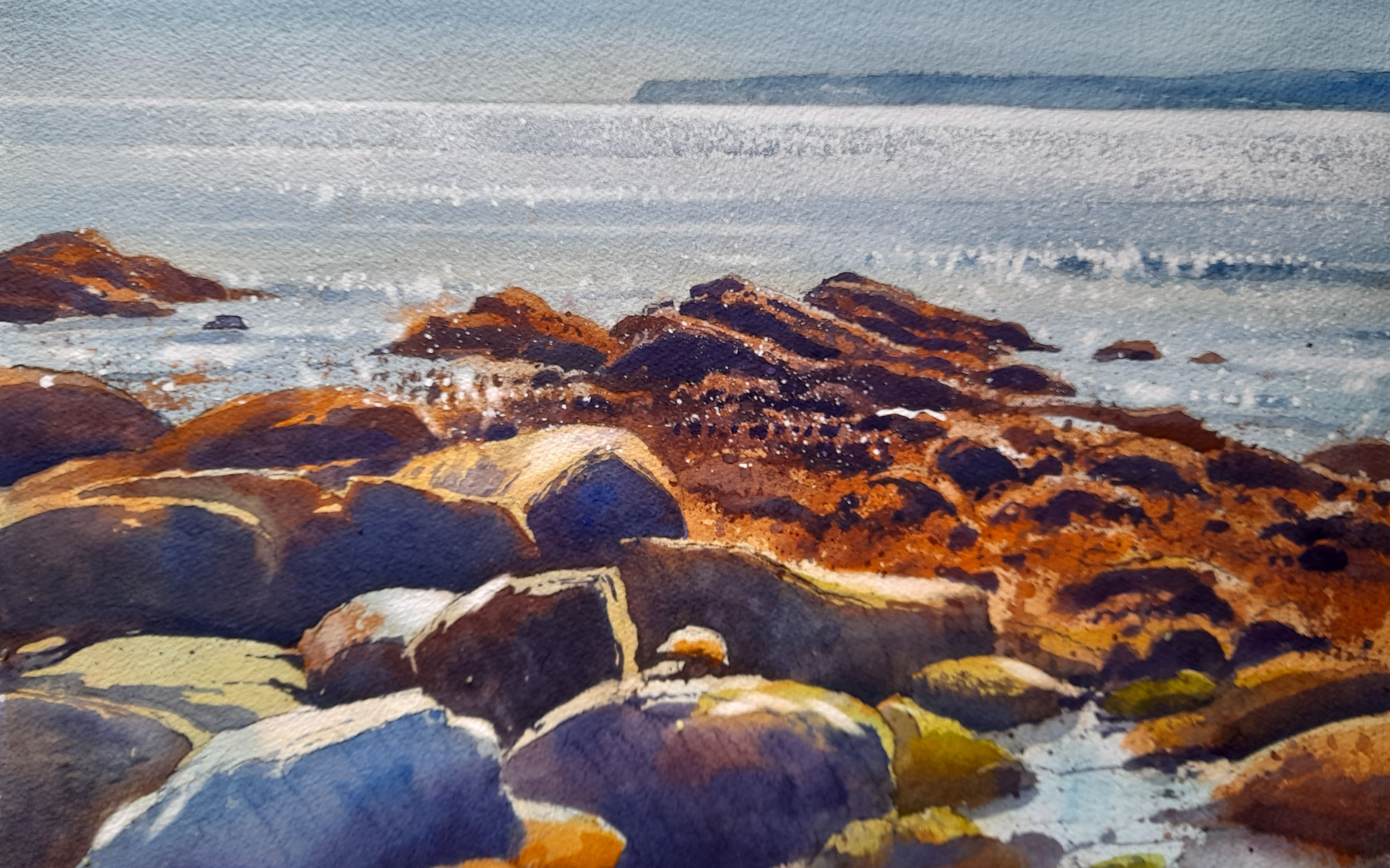 理查德.索恩水彩风景教程 - 岩石