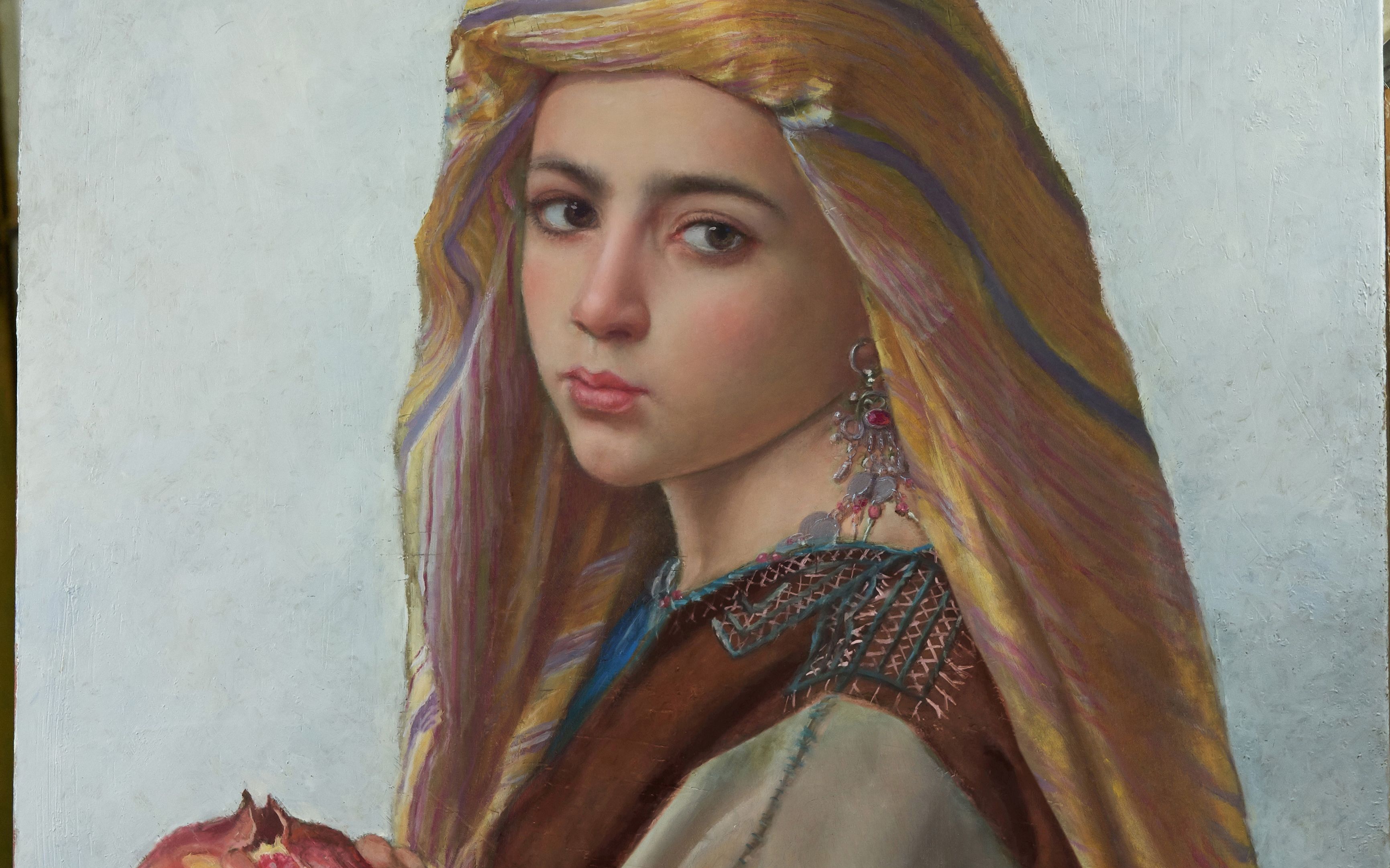 古典油画提白罩染节选