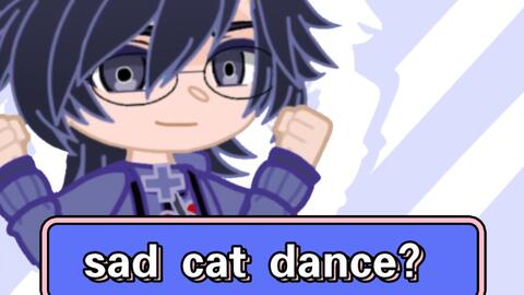 sad cat dance gacha
