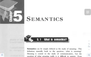 Descargar video: 戴炜栋 《新编简明英语语言学教程》Chapter 5 Semantics