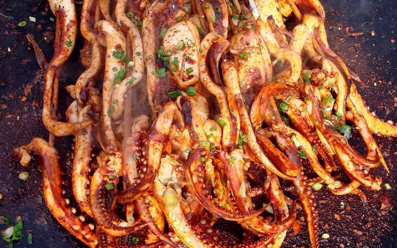 秘制酱香烤鱿鱼:可比路边的烤鱿鱼健康美味多了!