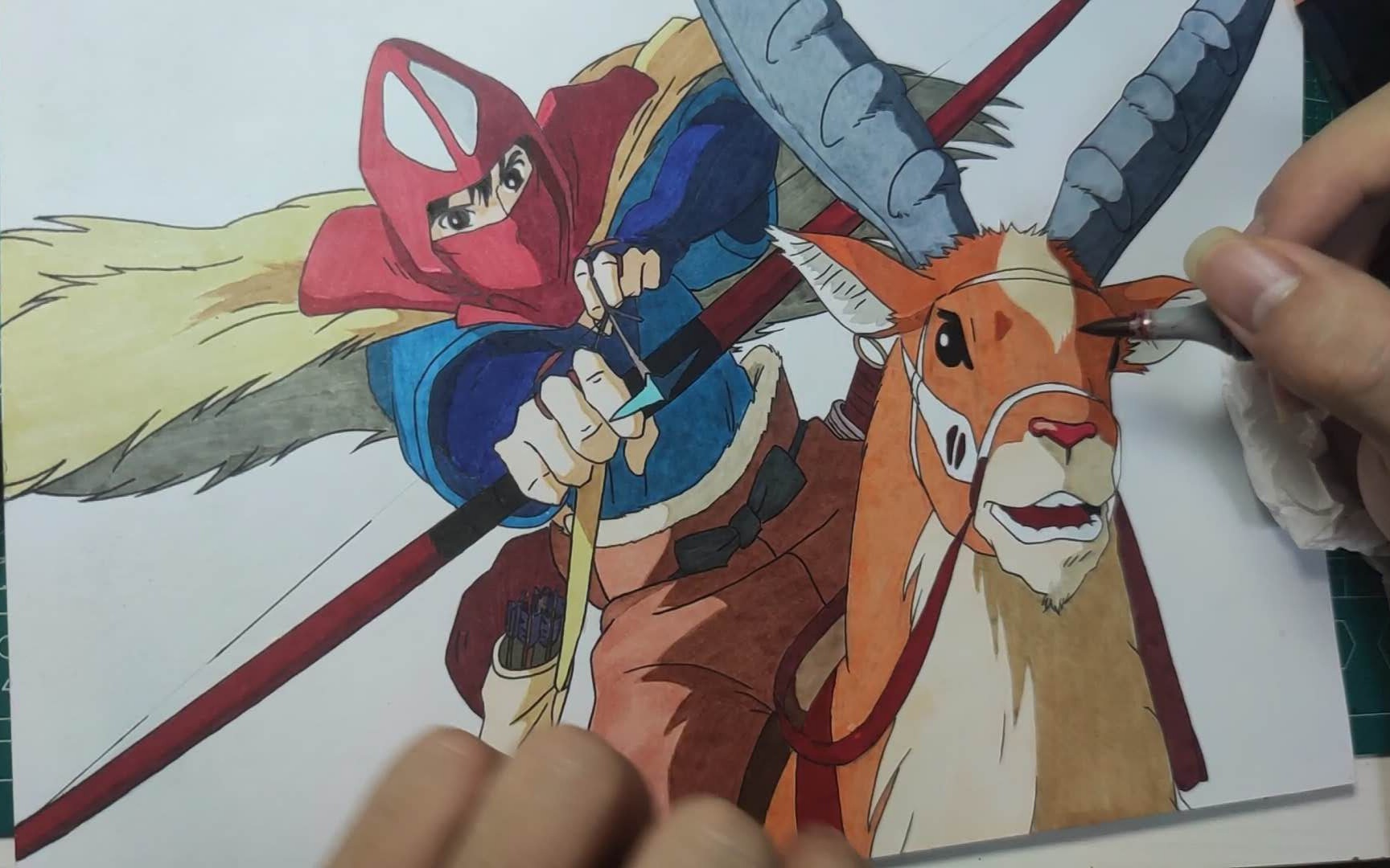 活动  【手绘】【吉卜力】幽灵公主 阿西达卡