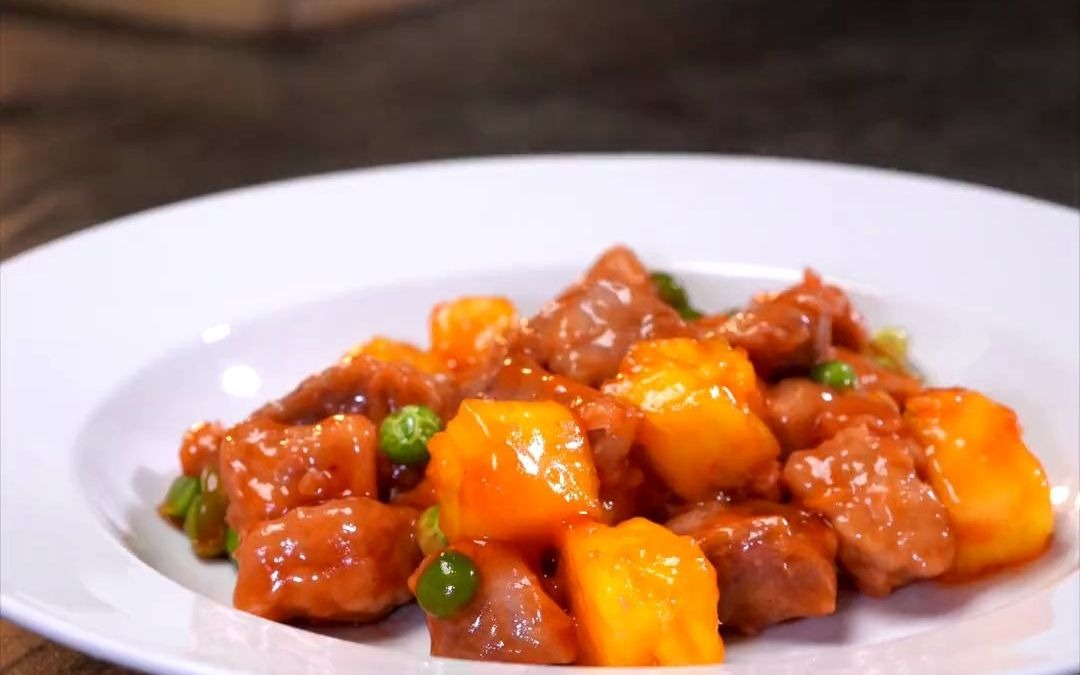 超好吃的菠萝咕咾肉做法,简单快捷 还有糖醋汁的调法你确定不学起来吗