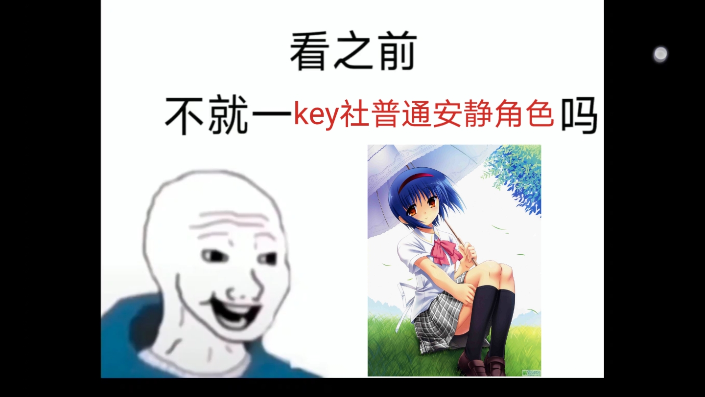 【西园美鱼】不就一key社普通安静角色吗?哔哩哔哩bilibili