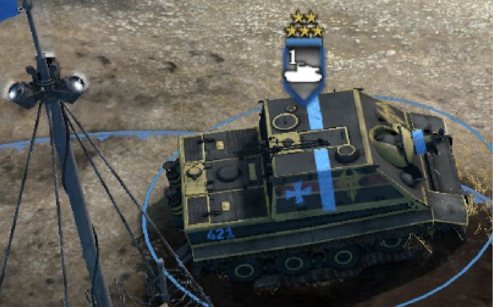 英雄连2:五星突击虎☆吓退敌军☆3v4大翻盘!