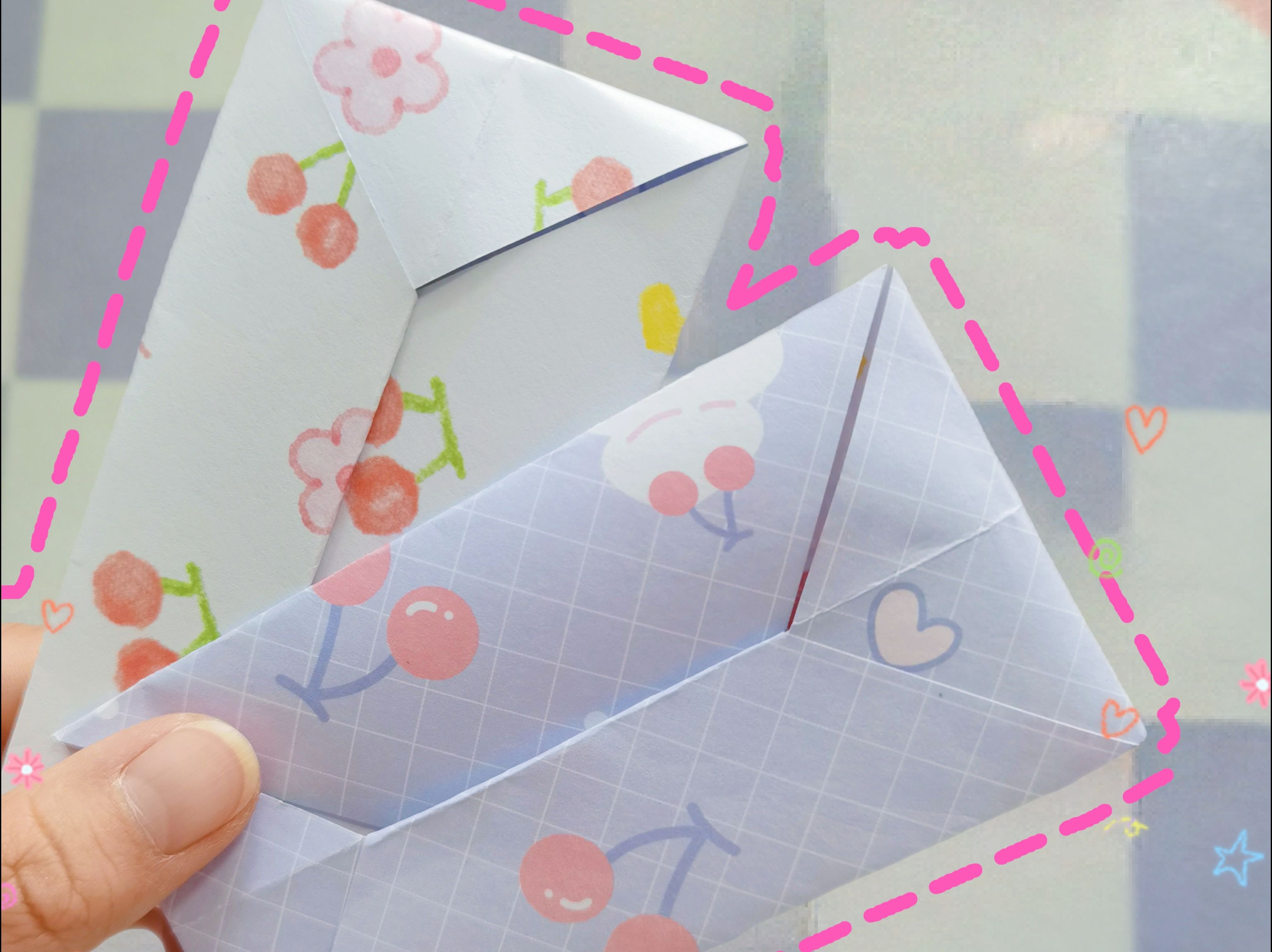 可可爱爱的迷你信封,超级简单,有手就会