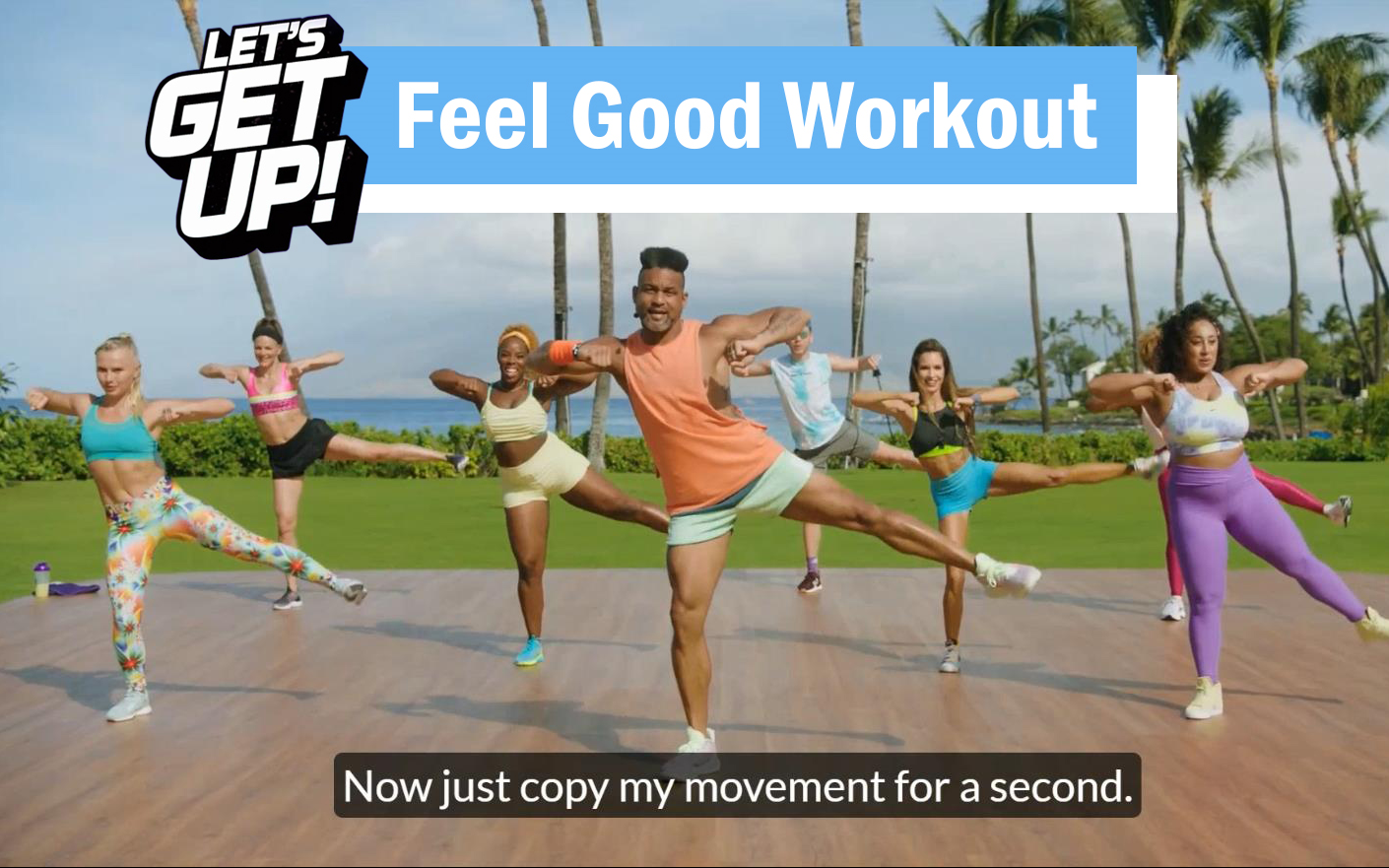 [图]Shaun T熊T - Let's Get Up! 30分钟有氧健身燃脂操 Feel Good Workout【英文字幕】新手友好