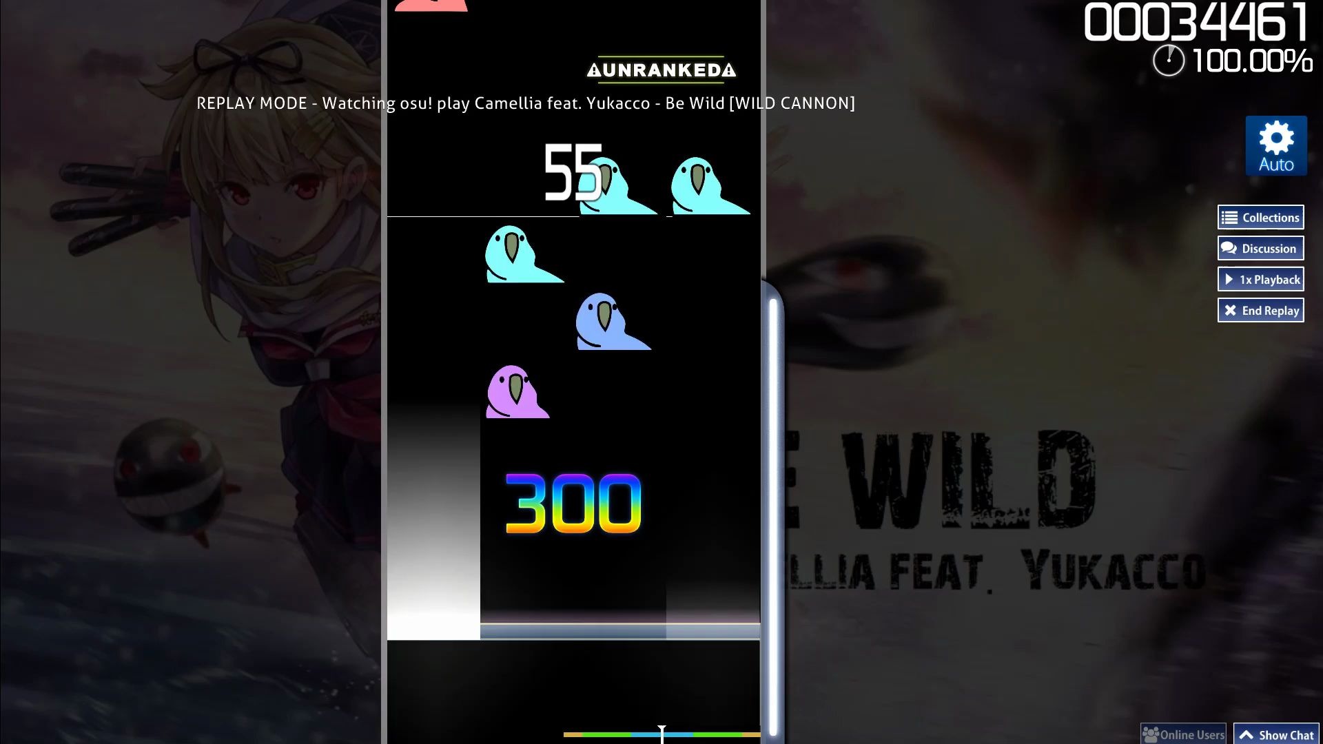 osu!mania partyparrot皮肤预览