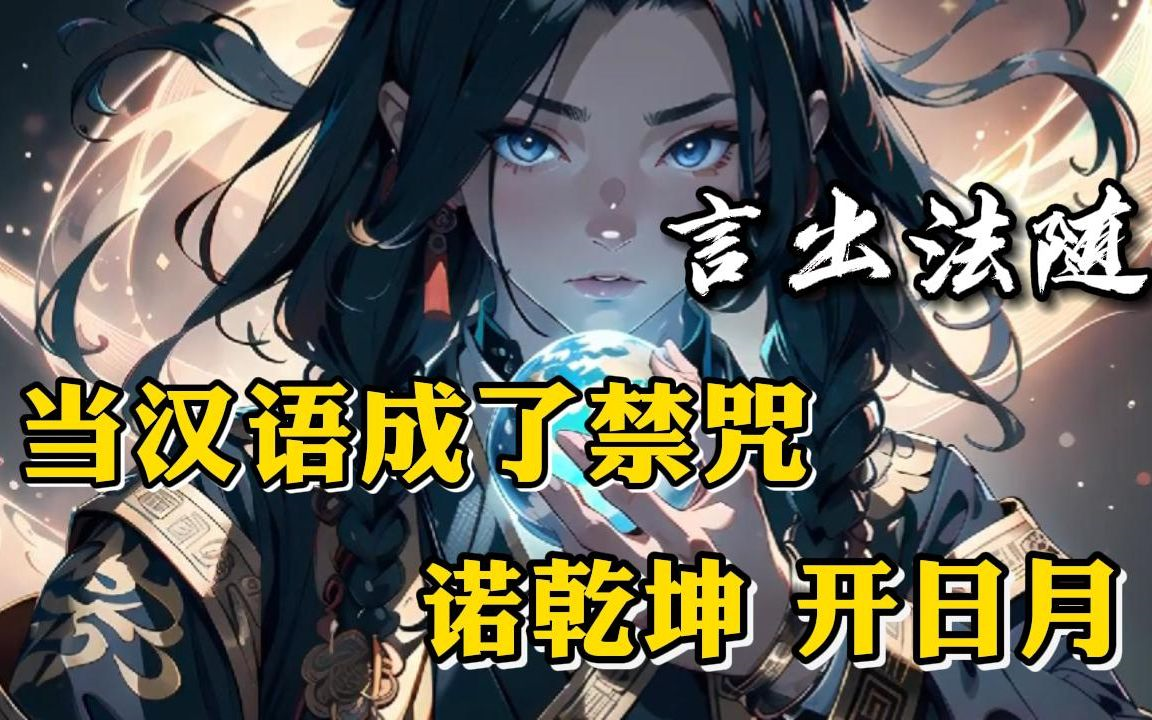 [图]一口气【23小时】汉语禁咒！言出法随 |当汉语成为了上古禁咒！神之语言！而男主是唯一一个能用标准普通话汉语发音的人，开局即无敌，秒杀各路神灵天尊！