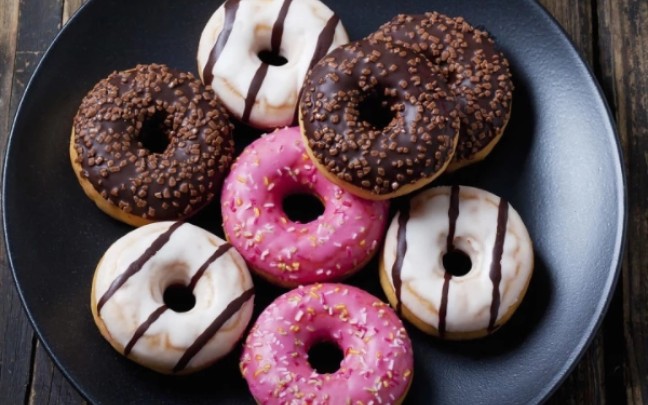 各种口味的甜甜圈