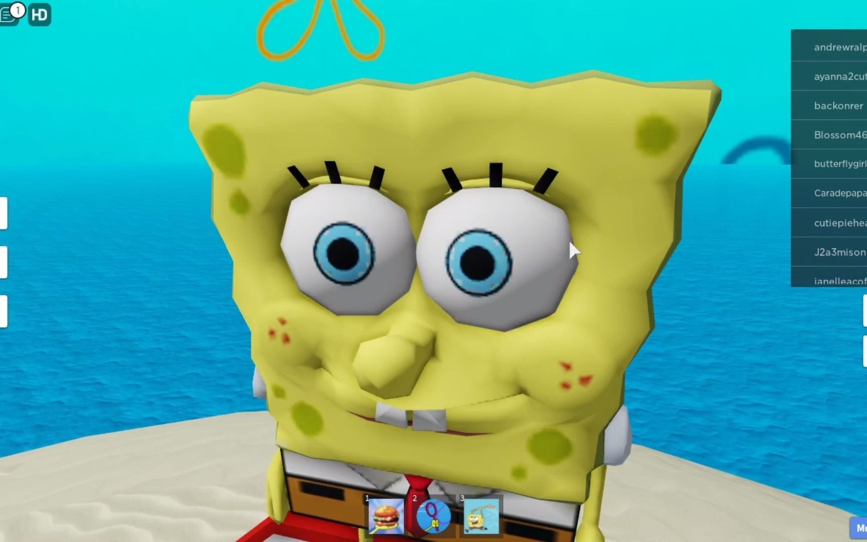 虚拟世界roblox萌砖解说海绵宝宝疯狂小镇