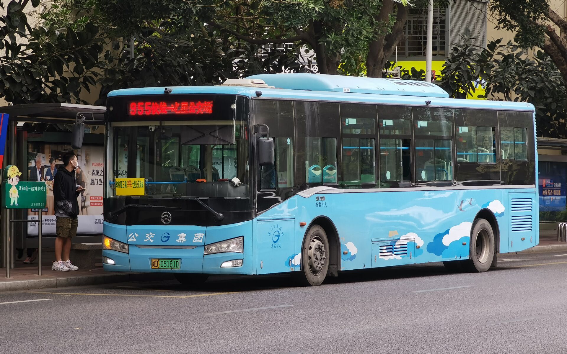 【厦门公交pov】走向独特的飙车快线,厦门公交955路(七星公交场站