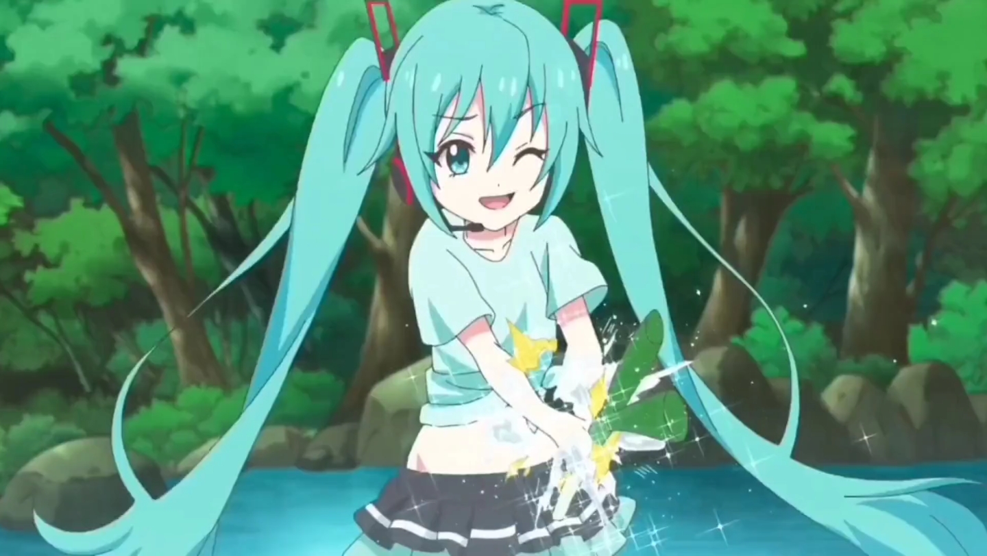 我去!初音未来和来自中国的小僵尸两姐妹