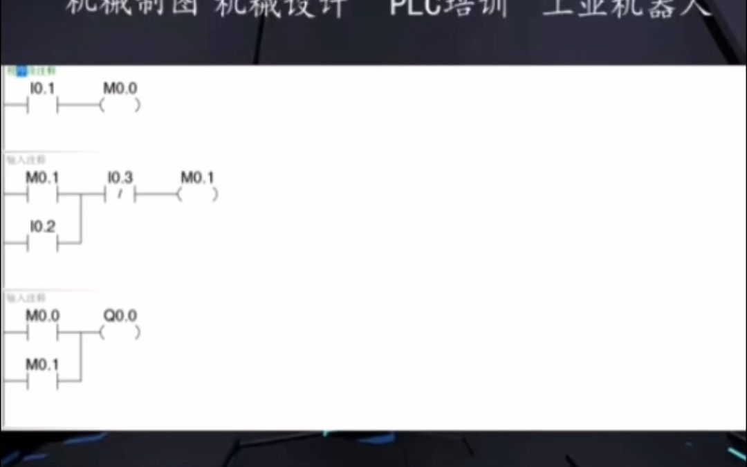 混合控制:一台电机既可点动运行,也可以连续运行,I0.0为点动控制按钮,I0.1为连续运行控制按钮,I0.2为连续运行的停止按钮,Q0.0为输出点控制电机...
