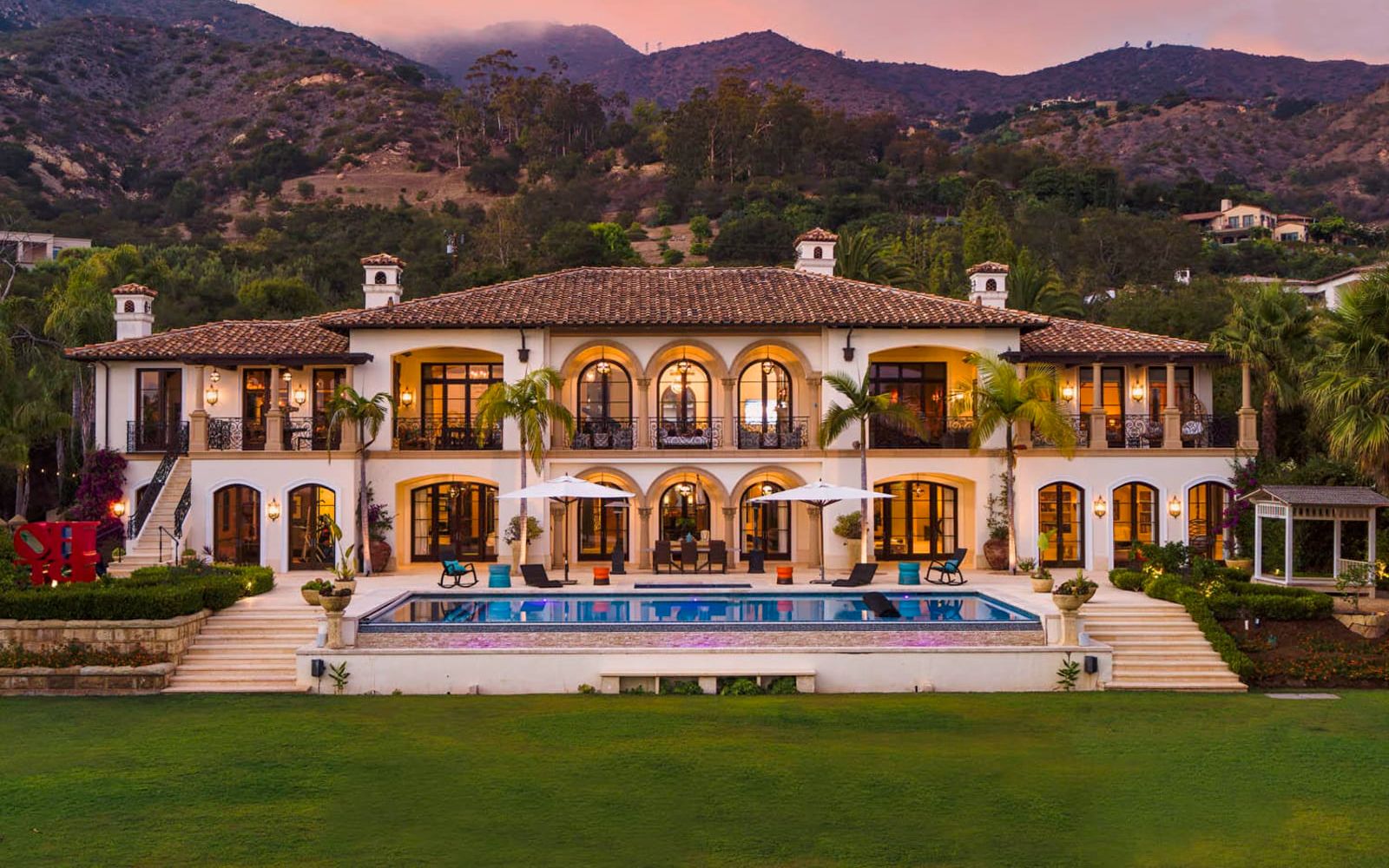 位于加州圣巴巴拉的一座宏伟的地中海风格豪宅|888 lilac dr, santa