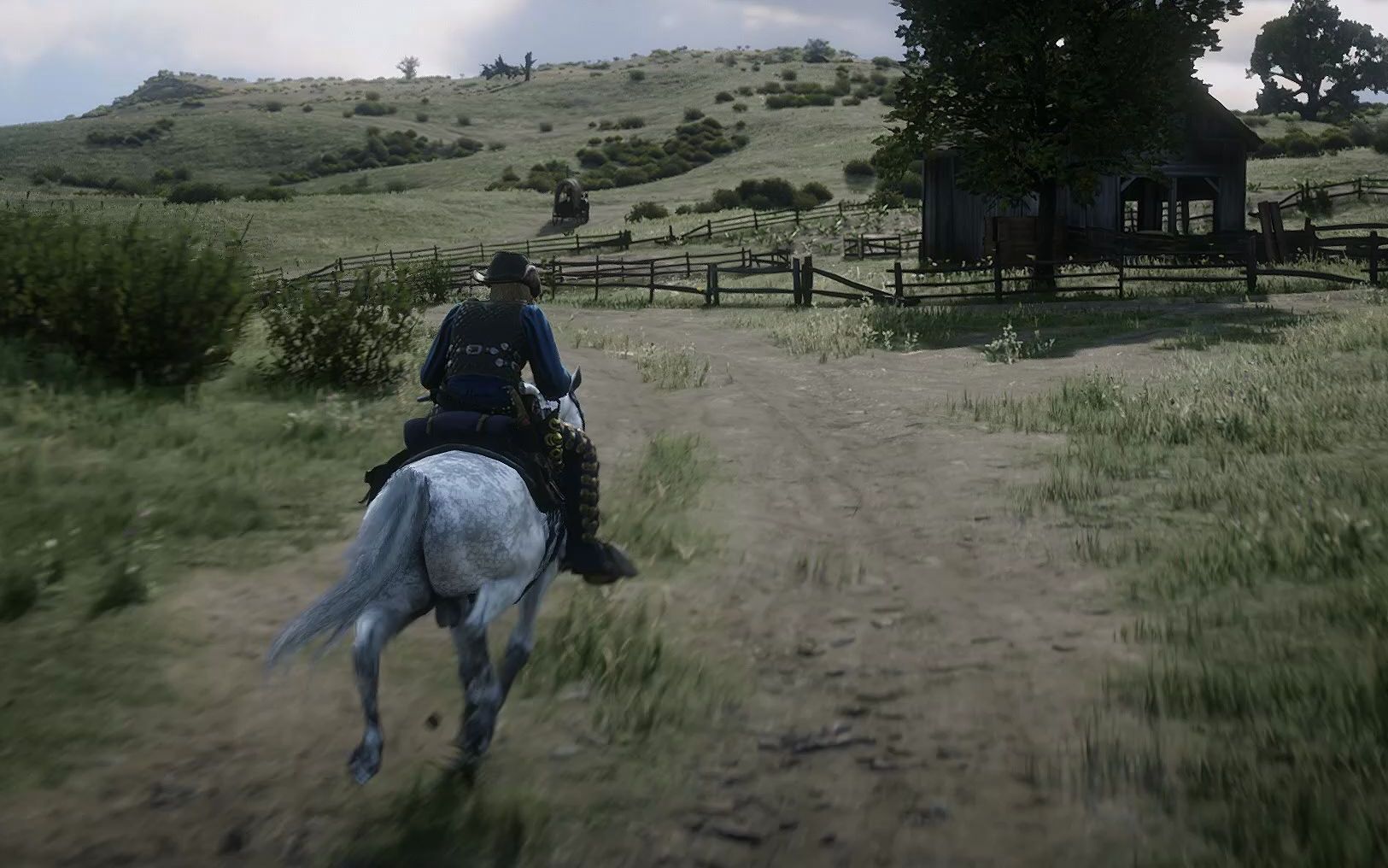 荒野大镖客救赎2ol翡翠牧场骑马赶路reddeadredemption2online