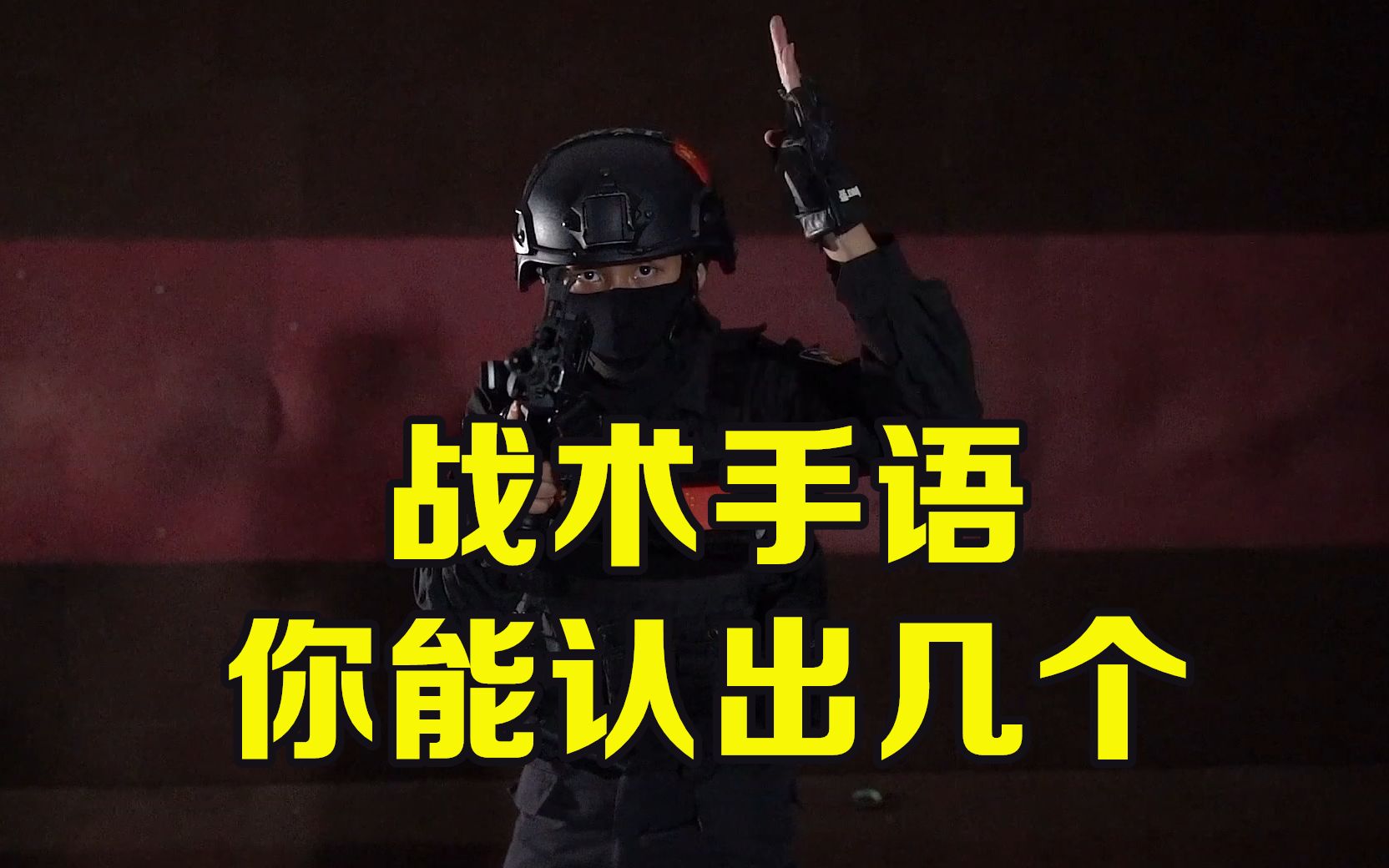 战术手语你能认出几个