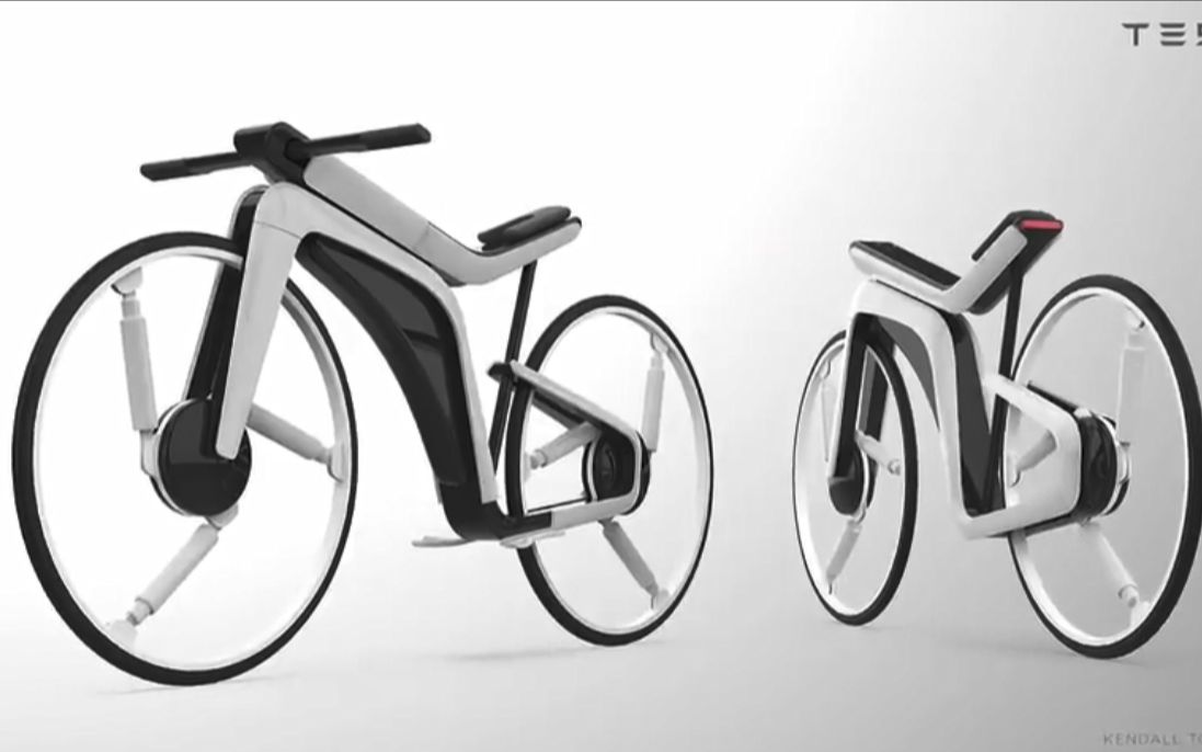 特斯拉新概念自行车 ebike