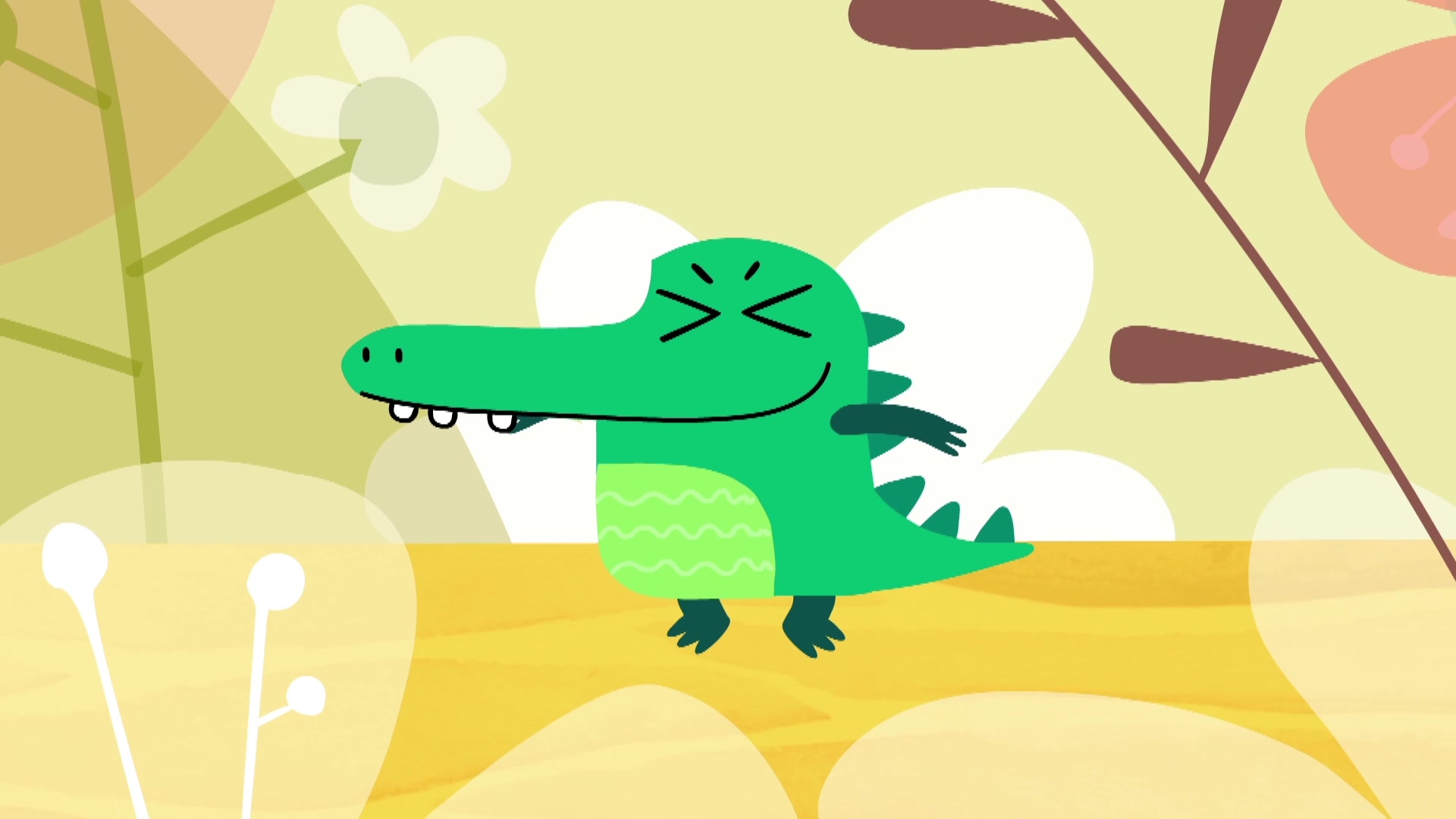 小鳄鱼可可沙:小鳄鱼在家里开展了一次充满想象力的冒险之旅