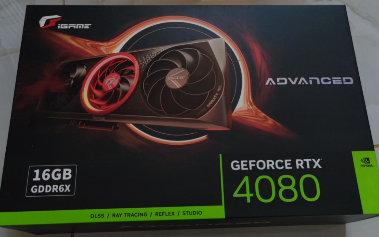 [图]七彩虹RTX 4080 Advanced OC 16G上机实拍