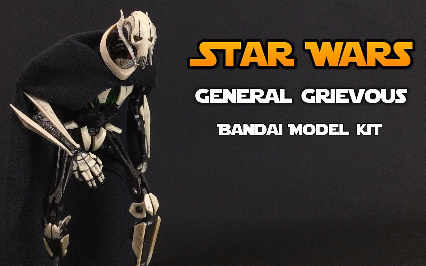 【Bandai】星战系列 General Grievous Kit (格里夫斯将军) 1/12 Scale哔哩哔哩bilibili