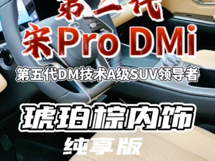 第二代宋pro dmi琥珀棕内饰纯享版,有没有喜欢的可以来了解一下,国庆购车可以享受万元购车礼啦!#比亚迪#国庆购车底价来袭哔哩哔哩bilibili