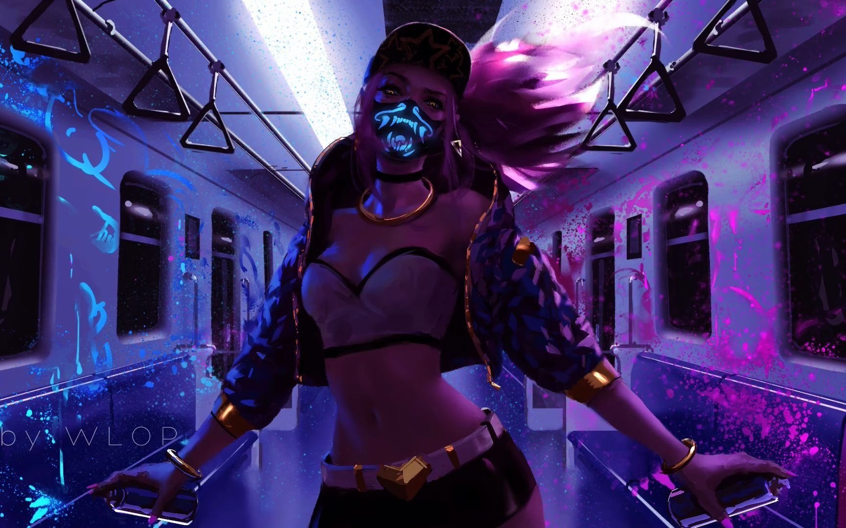 [Wallpaper Engine] [4K] K/DA 阿卡丽  斗丨Dou's动态壁纸工坊哔哩哔哩bilibili