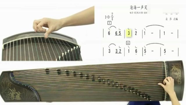 [图]古筝基本指法 古筝基本指法 初学古筝的指法口诀