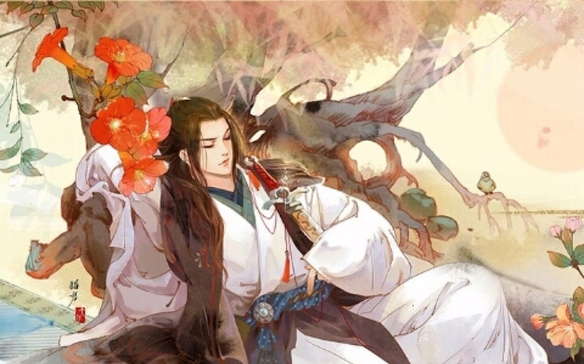 柳紫丹倚栏听风