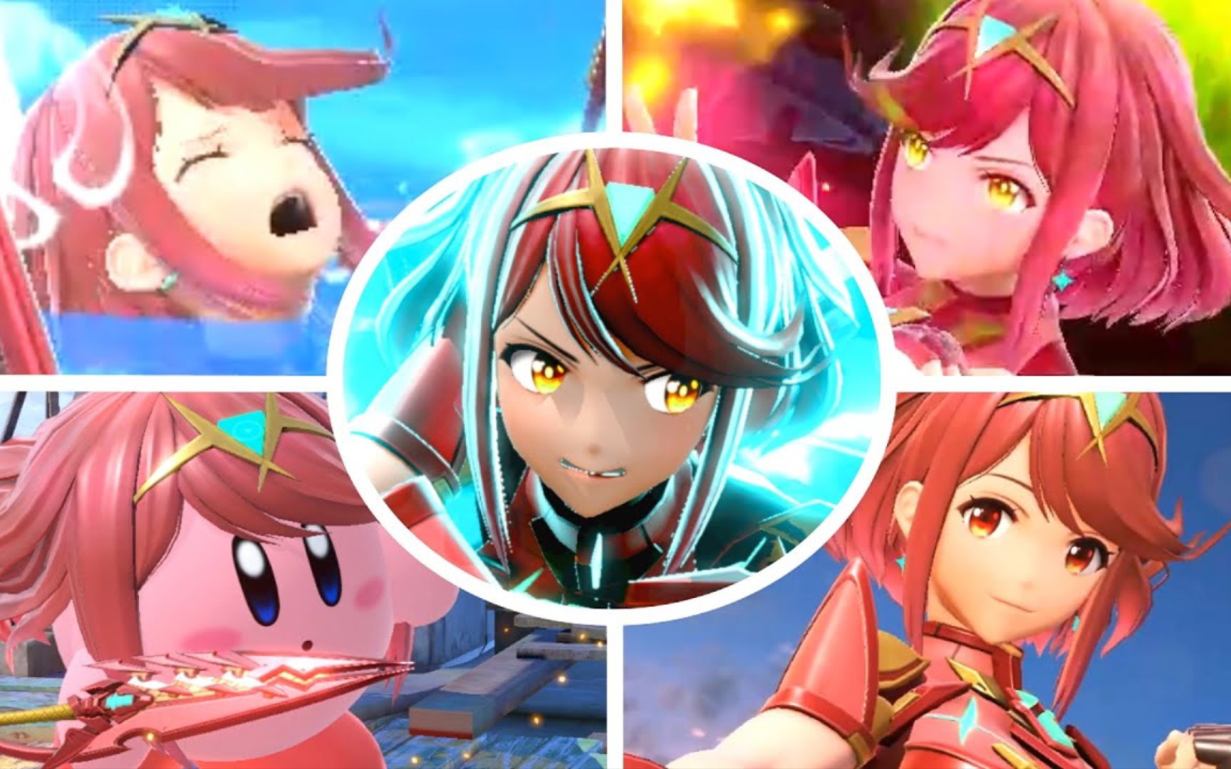 【大乱斗】光&焰全胜利动作,终极技,卡比形态及帕鲁缇娜的指引