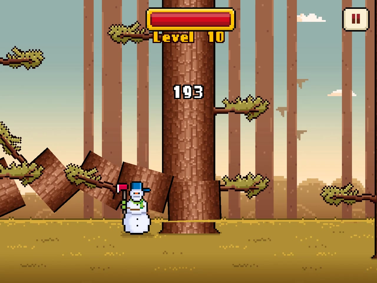疯狂伐木工 timberman 连击700 解锁 flappybird 皮肤