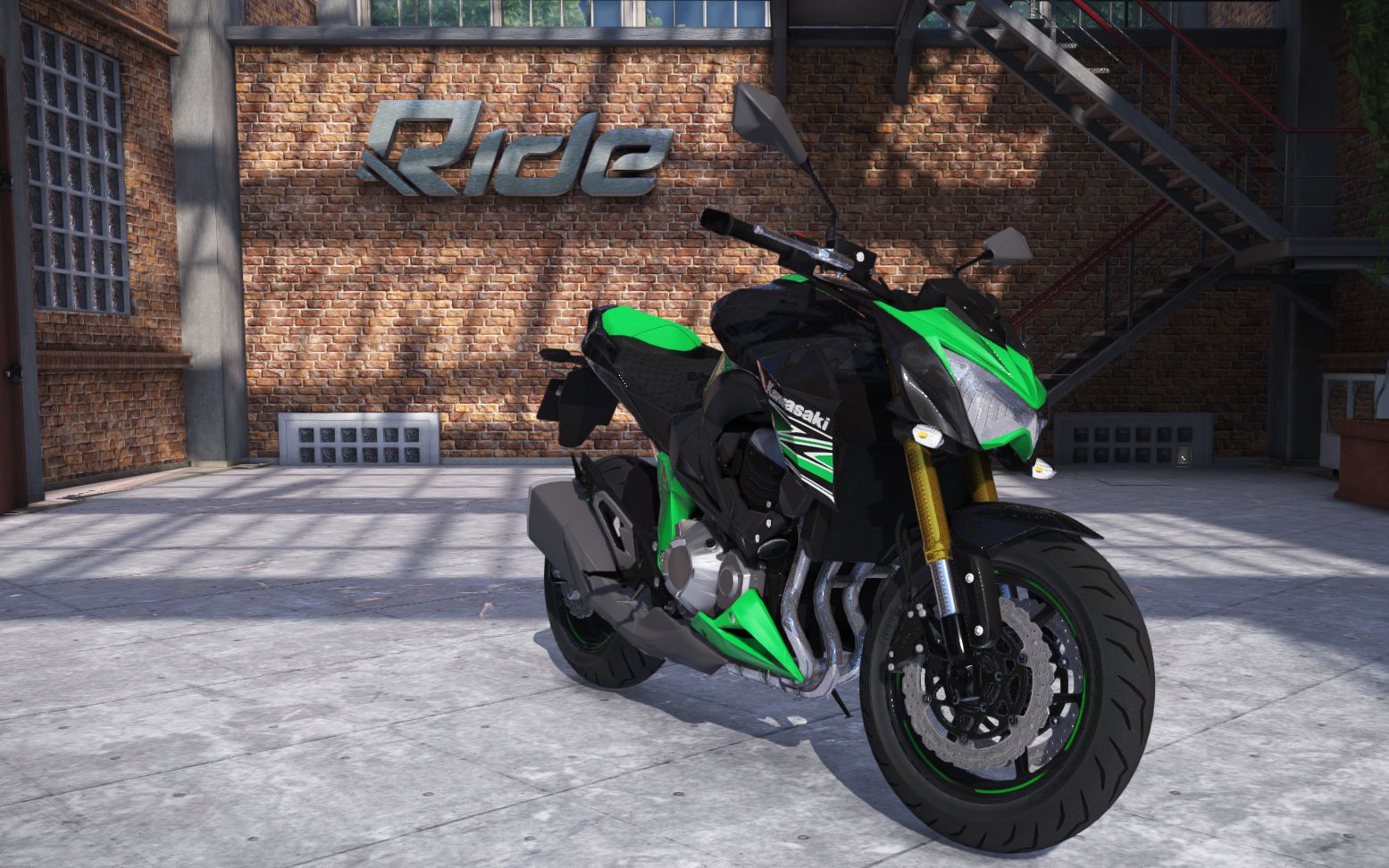 【极速骑行2】键盘车手川崎z800的老年养生骑行