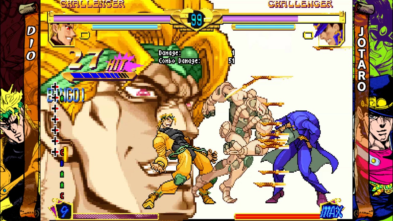 jojo的奇妙冒险 未来遗产 - 基础 combo - jjba: hftf - dio basic