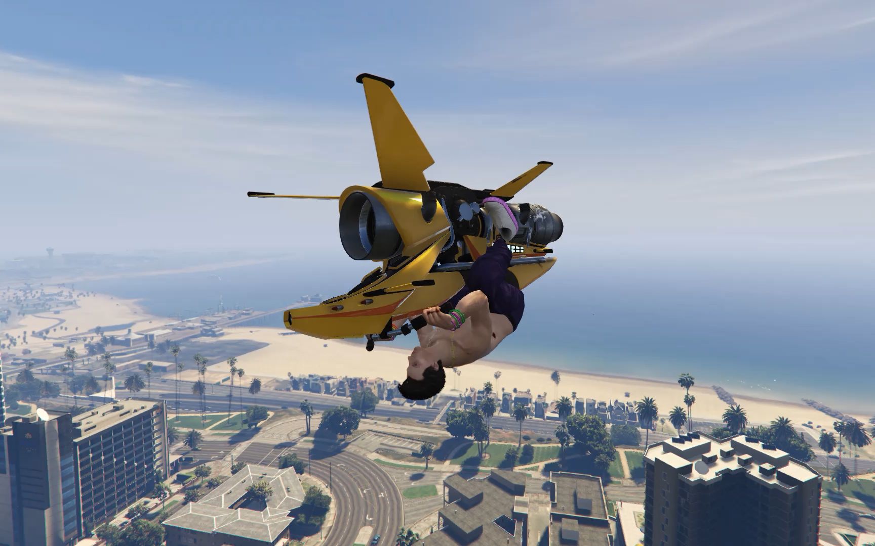 【gta5】暴君马克兔倒飞初尝试,真好玩^_^_哔哩哔哩 (゜-゜)つロ 干杯