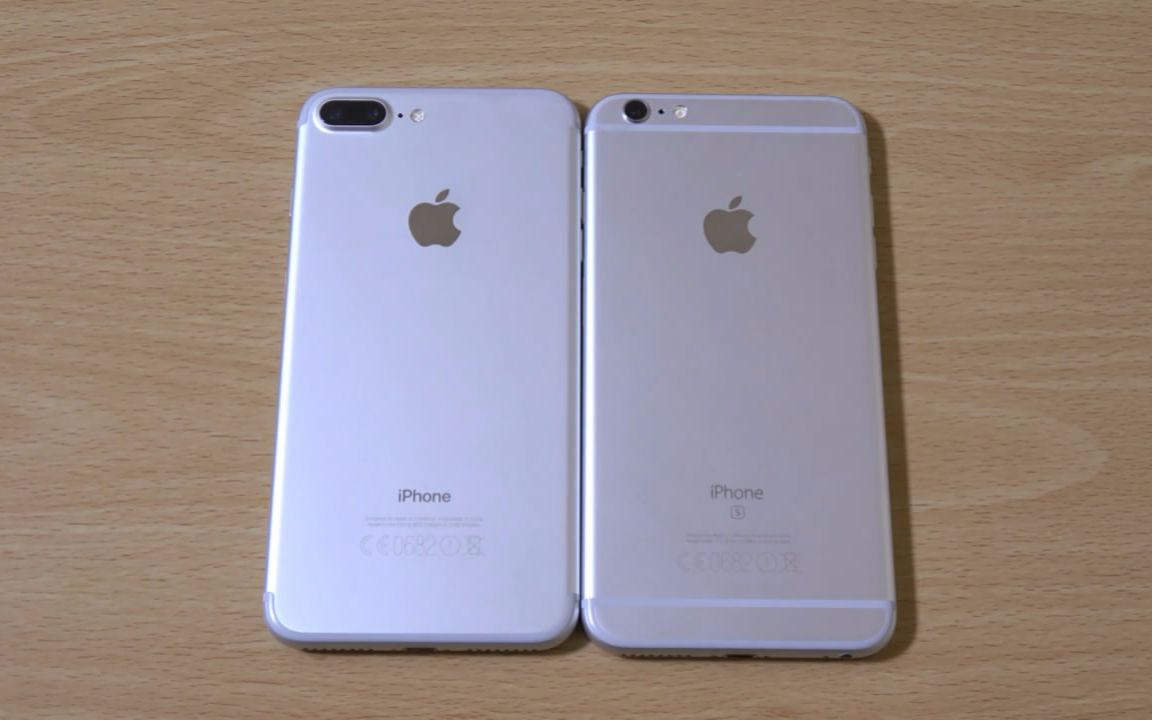 苹果iphone7plus与iphone6splus速度对比评测