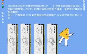 下载视频: 内存条对 CPU的影响