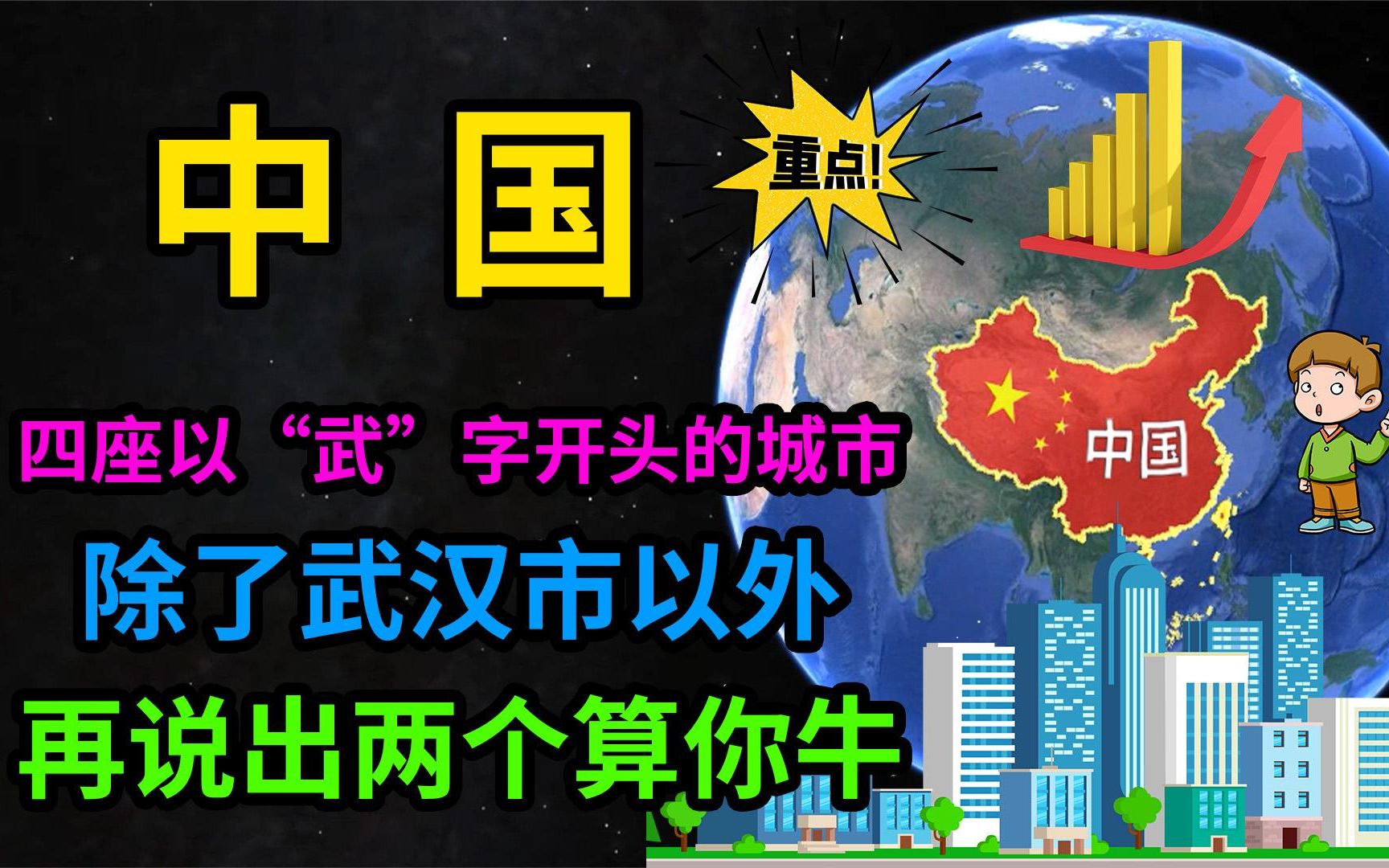 我国四座以“武”字开头的城市,除了武汉市,再说出两个算你牛哔哩哔哩bilibili