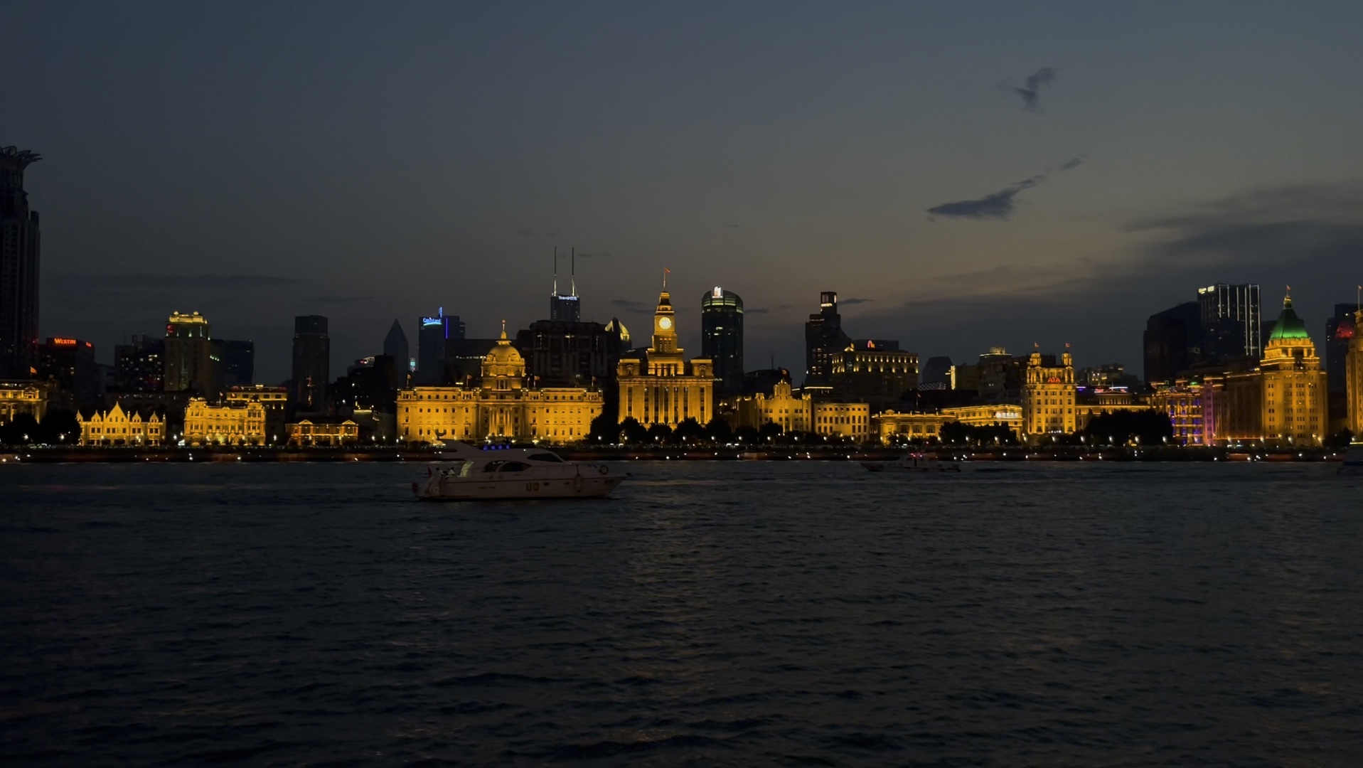 浦西外滩夜景图片