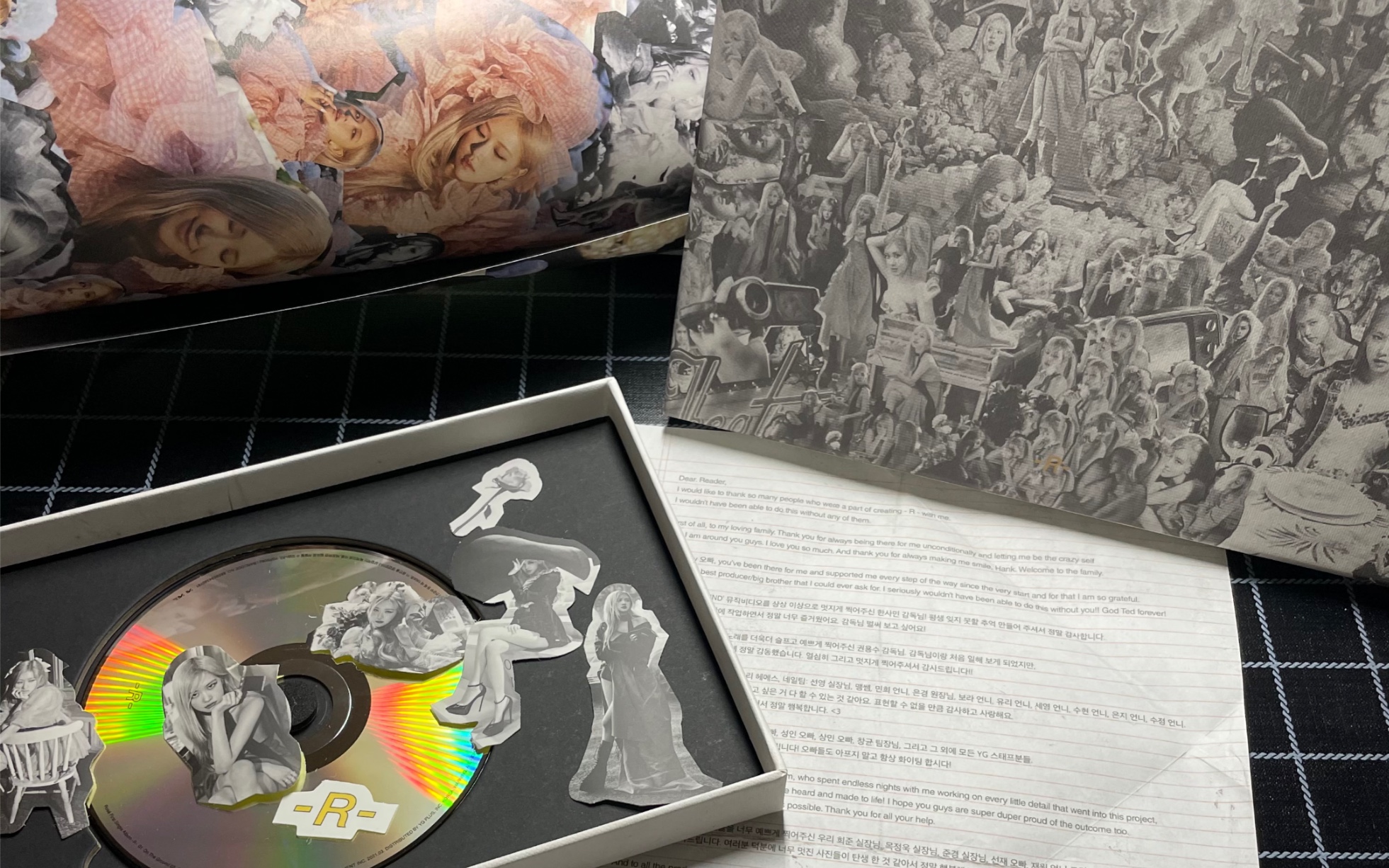 【rosé朴彩英】首张个人专辑《-r-》开箱视频 |rolo|blackpink