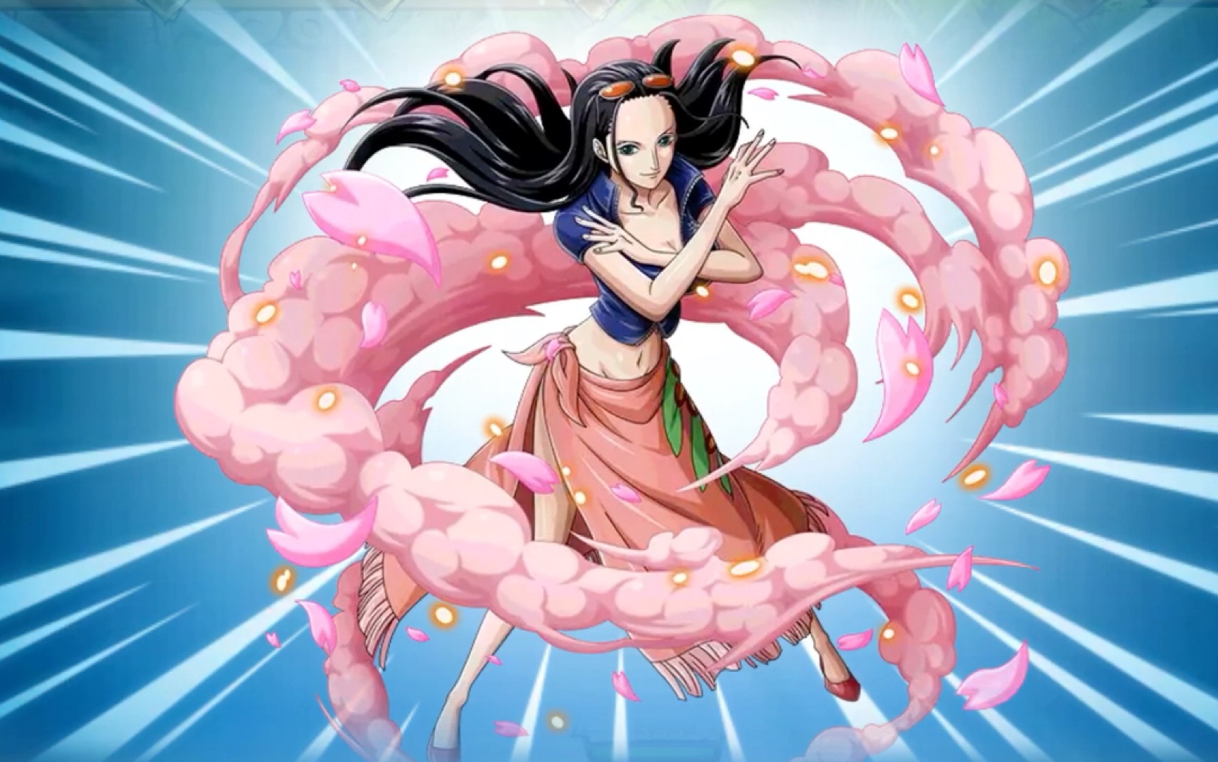 《航海王 启航》新罗宾技能演示.