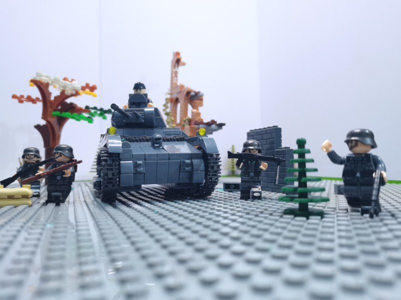 【积木】全冠积木一号坦克展示