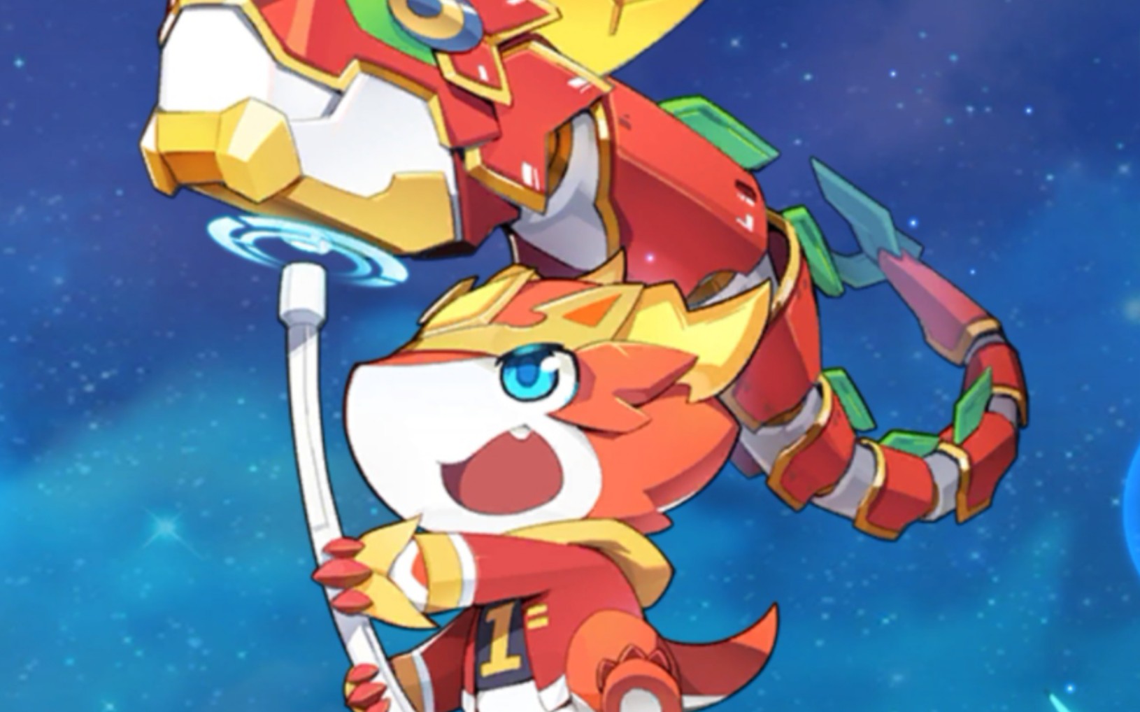 奥拉星手游麒麟周年生日皮肤喜气洋洋效果展示