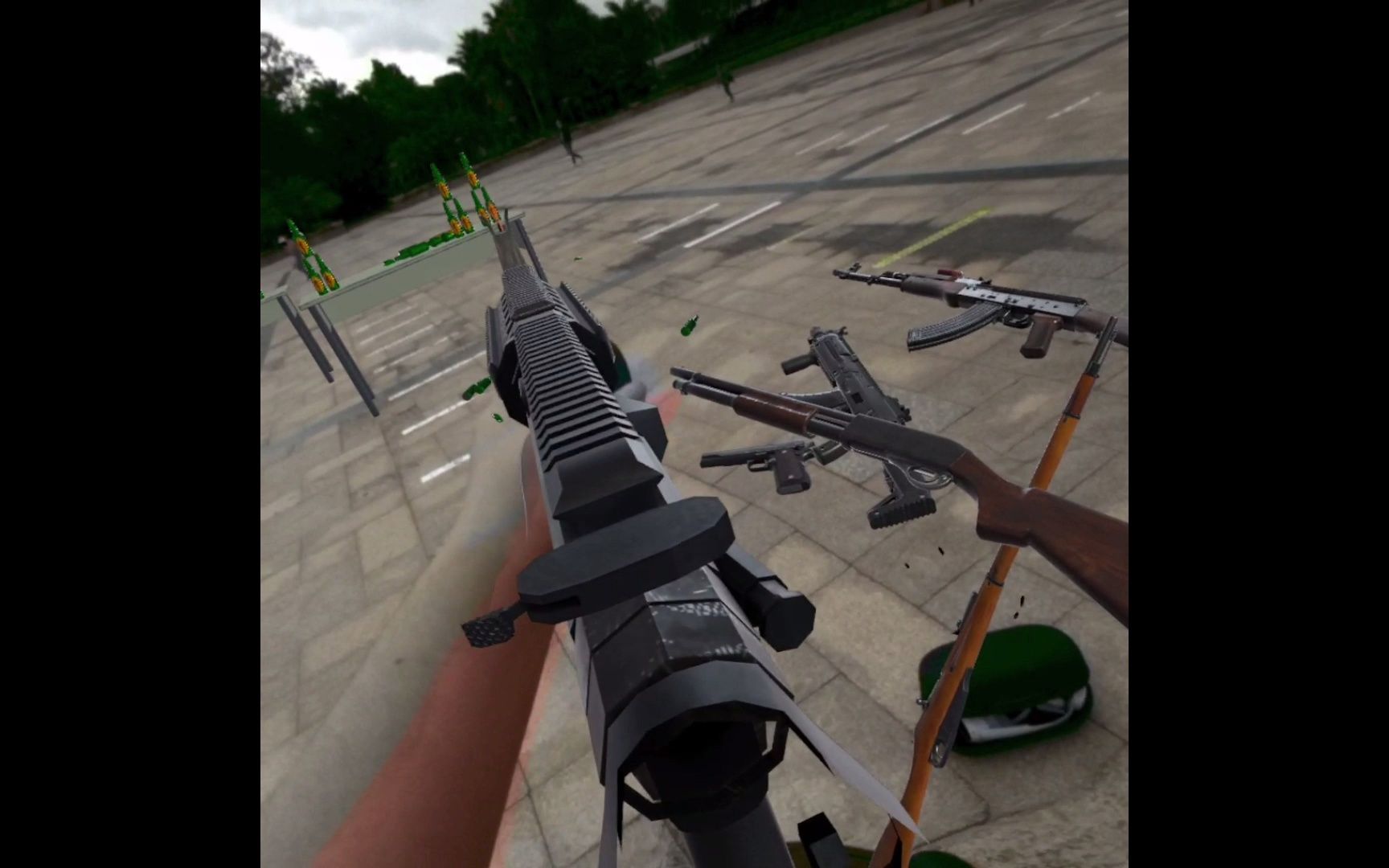 【三体的ar】户外第一人称视角射击:测试一