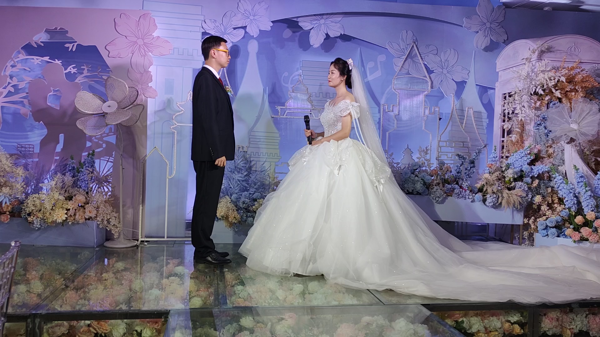 [图]表现满分！马老师你的婚礼让人好羡慕哦！新婚快乐！